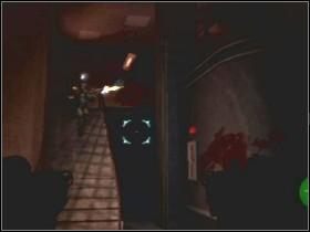 Po ich wyeliminowaniu udaj się w lewo, natrafisz na zwłoki bliżej nie zidentyfikowanego organizmu LS - zeskanuj je - Etap 2,3 | Solucja | Area 51 - Area 51 - poradnik do gry