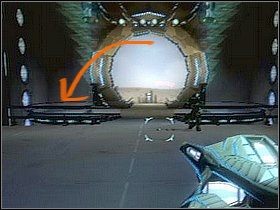 Po zniszczeniu wszystkich kula zmieni zwrot obrotu, a Ty zmuszony będziesz zniszczyć dwa działa LS umieszczone na niej, po przeciwległych stronach - Etap 19 | Solucja | Area 51 - Area 51 - poradnik do gry