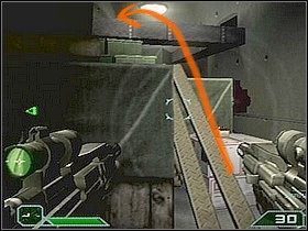 Po drodze skręć do pierwszego napotkanego pomieszczenia (po prawej) [07] i zeskanuj dokumenty znajdujące się na regale LS - Etap 6 | Solucja | Area 51 - Area 51 - poradnik do gry