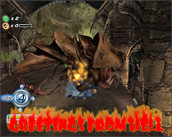 1 - Hell | Dodatkowe poziomy | Solucja Fantastic 4 - Fantastic 4 - poradnik do gry