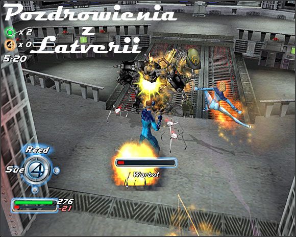 1 - Latveria 2 | Dodatkowe poziomy | Solucja Fantastic 4 - Fantastic 4 - poradnik do gry