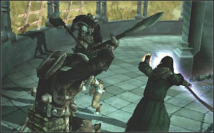 Khelben Blackstaff poleca drużynie zamknięcie Ygorla i Cirekiw nowym Demon Stone - 4. The Wizards Tower | Poziomy | Forgotten Realms Demon Stone - Forgotten Realms: Demon Stone - poradnik do gry