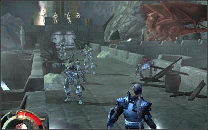 Wychodząc z portalu drużyna trafia do ogromnej pieczary - 9. The Dragons Lair | Poziomy | Forgotten Realms Demon Stone - Forgotten Realms: Demon Stone - poradnik do gry