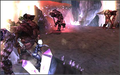 W kopalni czeka cię ciężka walka z hordą slaadów - 10. Lord of Chaos | Poziomy | Forgotten Realms Demon Stone - Forgotten Realms: Demon Stone - poradnik do gry