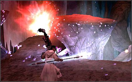 Po pokonaniu wrogów drużyna musi skorzystać z portalu, który prowadzi do Otchłani (Limbo) - miejsca, gdzie ukrywa się Ygorl, przywódca slaadów - 10. Lord of Chaos | Poziomy | Forgotten Realms Demon Stone - Forgotten Realms: Demon Stone - poradnik do gry