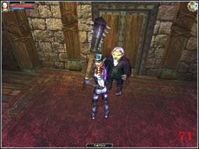 Ticket Master Yugi, przebywający w małej chatce (3) , sprzedaje bilety na arenę (4) , na której możesz walczyć - Skuldoon | Dungeon Lords - Dungeon Lords - poradnik do gry