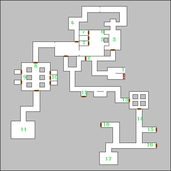 Znajdziesz się w punkcie (1) - Dungeon of the Moors, poziom 2a | Sagathian Moors | Dungeon Lords - Dungeon Lords - poradnik do gry