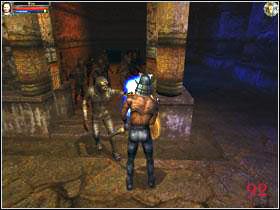 Poziom zaczniesz w punkcie (1) - Poziom 1a | Tomb of Souls | Dungeon Lords - Dungeon Lords - poradnik do gry