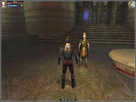 Grunmeir po wpłaceniu 100 sztuk złota zleci Ci dostarczenie Sword of Striking do Hall of Weaponry w Arindel (1) - Guild of Fighters | Zadania | Dungeon Lords - Dungeon Lords - poradnik do gry