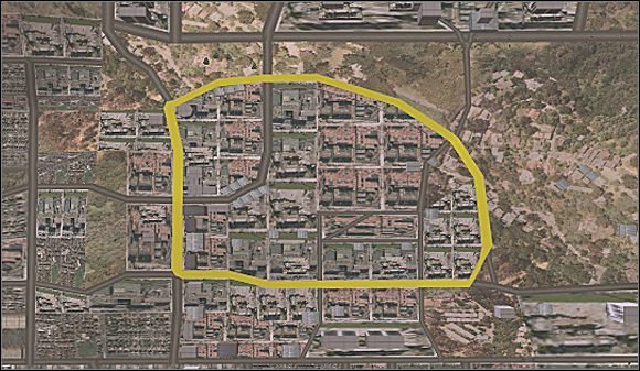 Jest to szybka trasa, nie zawierająca żadnych ostrzejszych zakrętów - Urban Maulerz (San Ricardo) | Trasy | Juiced Szybcy i Gniewni - Juiced: Szybcy i Gniewni - poradnik do gry