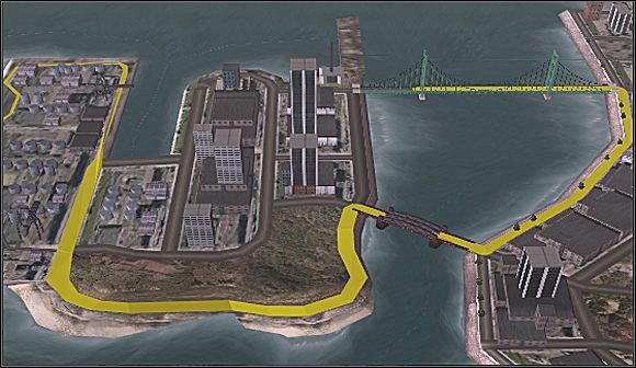 Odcinek bardzo podobny do ostatniego circuita - The Lordz (East Angel Island) | Trasy | Juiced Szybcy i Gniewni - Juiced: Szybcy i Gniewni - poradnik do gry