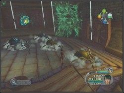 Znajdziesz się na piętrze pomieszczenia, w którym wcześniej byli Tal i Ailish - 9. Świątynia cz. II | Solucja Sudeki - Sudeki - poradnik do gry