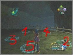 By dotrzeć do muszli, wybierz wpierw Buki, idź w lewo, wespnij się po ścianie, przesuń dźwignię w dół i naciśnij przycisk - 17. Crystal Reef | Solucja Sudeki - Sudeki - poradnik do gry