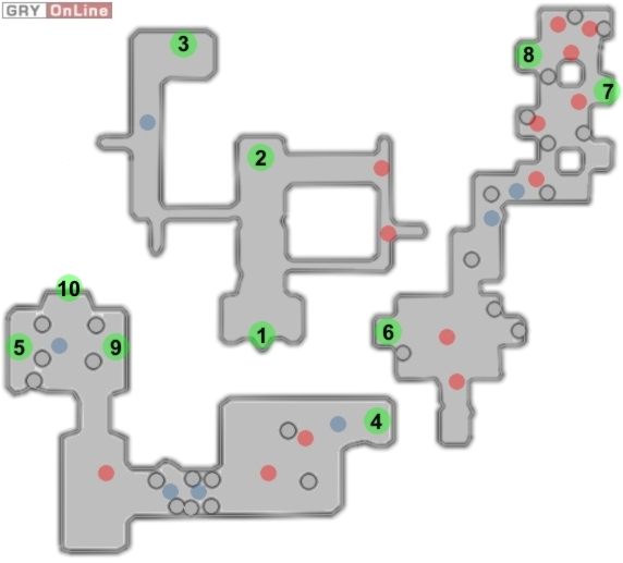 Podziemia to kilka komnat połączonych teleportami - Lochy MacRatha A | Rozdział X | The Bards Tale Opowieści Barda - The Bards Tale: Opowieści Barda - poradnik do gry