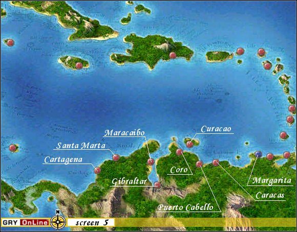 Oto lista dóbr, jakie warto nabywać w danym mieście - Drugi konwój | Rejs pierwszy w Port Royale - Port Royale - poradnik do gry