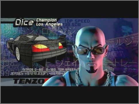 Dice to ultra-total-mastah król wyścigów samochodowych w Los Angeles - 07 Dice | Kariera | Midnight Club 2 - Midnight Club II - poradnik do gry