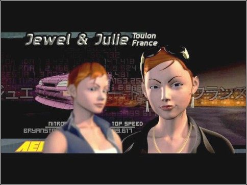 No wreszcie jakieś miłe panie, do tego Francuzki - 09 Jewel & Julie | Kariera | Midnight Club 2 - Midnight Club II - poradnik do gry