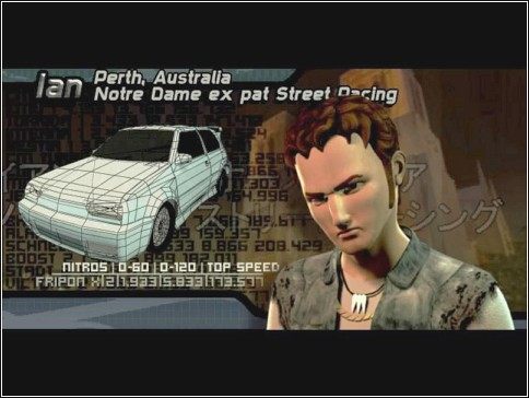 Głodny zwycięstw Australijczyk na każdym kroku będzie chciał potwierdzić swoją dominację - 13 Ian | Kariera | Midnight Club 2 - Midnight Club II - poradnik do gry