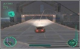 Do momentu oznaczonego na obrazku (lewy górny) jedź spokojnie za konkurencją - 18 Zen | Kariera | Midnight Club 2 - Midnight Club II - poradnik do gry