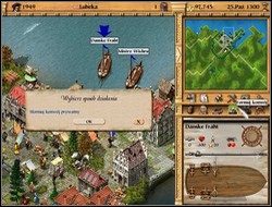 Wybierz okręt i kliknij ikonę Formuj konwój - Konwoje | Okręty w Patrician III Rise of the Hanse - Patrician III: Rise of the Hanse - poradnik do gry