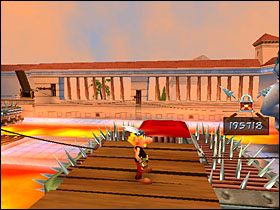 Dostajemy się nimi do kołowrotu, którym spuszczamy drewniany most - Etap 2 | Rzym | Asterix & Obelix XXL - Asterix & Obelix XXL - poradnik do gry