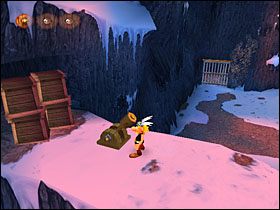 Następnie wskakujemy do kolejki, po czym gra automatycznie przełącza nas na Obeliksa - Etap 1 | Normandia | Asterix & Obelix XXL - Asterix & Obelix XXL - poradnik do gry