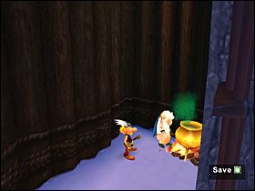 Gdy uzbieramy pożądaną liczbę, podchodzimy do szpiega, po czym wchodzimy do jaskini - Etap 3 | Normandia | Asterix & Obelix XXL - Asterix & Obelix XXL - poradnik do gry