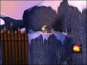 Odpalamy pochodnię od ogniska, po czym gra przełącza nas na Obeliksa - Etap 4 | Normandia | Asterix & Obelix XXL - Asterix & Obelix XXL - poradnik do gry