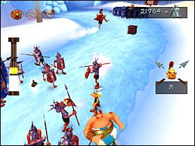 Wracamy do kierowania niższym z partnerów i przesuwamy wajchę - Etap 5 | Normandia | Asterix & Obelix XXL - Asterix & Obelix XXL - poradnik do gry