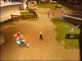 Po rozpoczęciu gry zabieramy laur wiszący tuż za nami - Etap 1 | Grecja | Asterix & Obelix XXL - Asterix & Obelix XXL - poradnik do gry