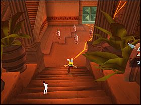 W pierwszej lokacji popychamy platformę z tarczą do samego końca - Etap 4 | Grecja | Asterix & Obelix XXL - Asterix & Obelix XXL - poradnik do gry