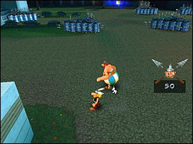 Parę kroków dalej znajdujemy kamienny blok - przesuwamy go do końca w drugą stronę, aby otworzyć pobliską bramę - Etap 2 | Helwetia | Asterix & Obelix XXL - Asterix & Obelix XXL - poradnik do gry