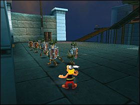 Stajemy na nich w takiej kolejności, by wszystkie lampki zapaliły się na zielono - dostaniemy za to złoty laur - Etap 3 | Helwetia | Asterix & Obelix XXL - Asterix & Obelix XXL - poradnik do gry