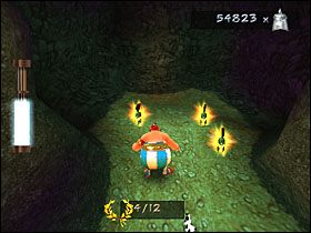 Wchodzimy do nieodległej jaskini, gdzie czeka nas kolejna przejażdżka drewnianymi windami - Etap 5 | Helwetia | Asterix & Obelix XXL - Asterix & Obelix XXL - poradnik do gry