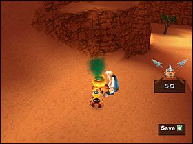 Po batalii otwieramy bramę i przechodzimy przez długą jaskinię - Etap 1 | Egipt | Asterix & Obelix XXL - Asterix & Obelix XXL - poradnik do gry