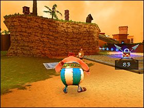 Gdy gra nas na niego przełączy, podchodzimy do kamiennego bloku i pchamy go do końca - Etap 3 | Egipt | Asterix & Obelix XXL - Asterix & Obelix XXL - poradnik do gry