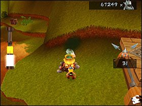 Kiedy dopłyniemy do celu, zbieramy wszystko, co jest w pobliżu do zebrania, i korzystamy z kolejnej katapulty - Etap 3 | Egipt | Asterix & Obelix XXL - Asterix & Obelix XXL - poradnik do gry