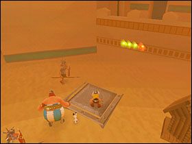 Biegniemy przed siebie, aby po chwili spotkać rzymskiego szpiega - Etap 5 | Egipt | Asterix & Obelix XXL - Asterix & Obelix XXL - poradnik do gry