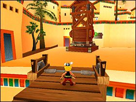 Gdy zostaniemy przełączeni na Obeliksa, korzystamy z platformy-leżanki - Etap 6 | Egipt | Asterix & Obelix XXL - Asterix & Obelix XXL - poradnik do gry