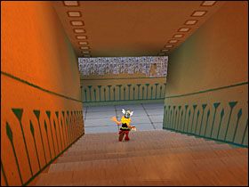 Po rozwaleniu maszyny otwieramy bramę widoczną na rysunku i schodzimy na dół - Etap 6 | Egipt | Asterix & Obelix XXL - Asterix & Obelix XXL - poradnik do gry