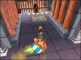 Za trzecią częścią spotykamy Cezara, który postanawia uciec, oraz przywódcę galijskiej wioski - Etap 1 | Rzym | Asterix & Obelix XXL - Asterix & Obelix XXL - poradnik do gry