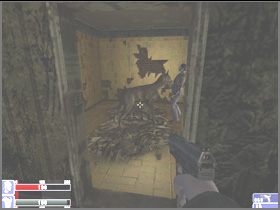 na dach (lewy obrazek) - [01] Slum area cz.3 w Hellforces - Hellforces - poradnik do gry