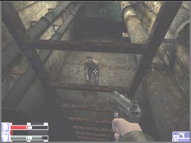 Dojdziesz do miejsca widocznego na lewym obrazku - [02] Sewers cz.1 w Hellforces - Hellforces - poradnik do gry