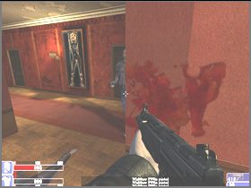 Wychodząc z pokoju uważaj na parę alfonsów po prawej - [07] Den of the gangsters cz.1 w Hellforces - Hellforces - poradnik do gry