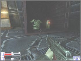 Za barierą zbliż się do kolejnej i użyj jednego z artefaktów - bułeczki z napisem Zjedz mnie - [13] Baphomets lab cz.2 | Hellforces - Hellforces - poradnik do gry