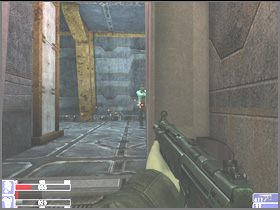 Po prawej jest dwóch najemników (lewy obrazek) - zabij ich i idź tam, a potem w prawo - w pokoju jest naukowiec i najemnik - [13] Baphomets lab cz.2 | Hellforces - Hellforces - poradnik do gry