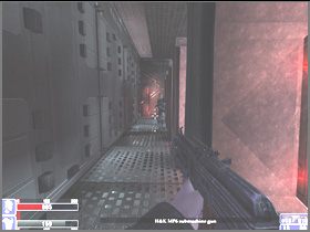 Otwórz drzwi po lewej, i znów - najpierw rozpraw się z jednym najemnikiem (lewy obrazek), a potem z drugim (prawy obrazek) - [14] Hacksleys arena cz.3 | Hellforces - Hellforces - poradnik do gry