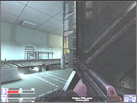 Przygotuj strzelbę i strzel w najemnika widocznego na lewym obrazku, jak tylko drzwi się otworzą - [14] Hacksleys arena cz.3 | Hellforces - Hellforces - poradnik do gry