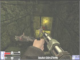 Idź dołem i eliminuj wszystkich przeciwników, którzy się tu pojawią (lewy i prawy obrazek) - [15] Path to the temple cz.2 | Hellforces - Hellforces - poradnik do gry