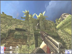 Po drodze uważaj, by zarośla nie przesłoniły ci najemnika, który się tu pojawi - [15] Path to the temple cz.3 | Hellforces - Hellforces - poradnik do gry